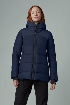 Chamarras Canada Goose Mujer Outlet - HyBridge Chaqueta De Plumas Azul Oscuro Marino KN3816574